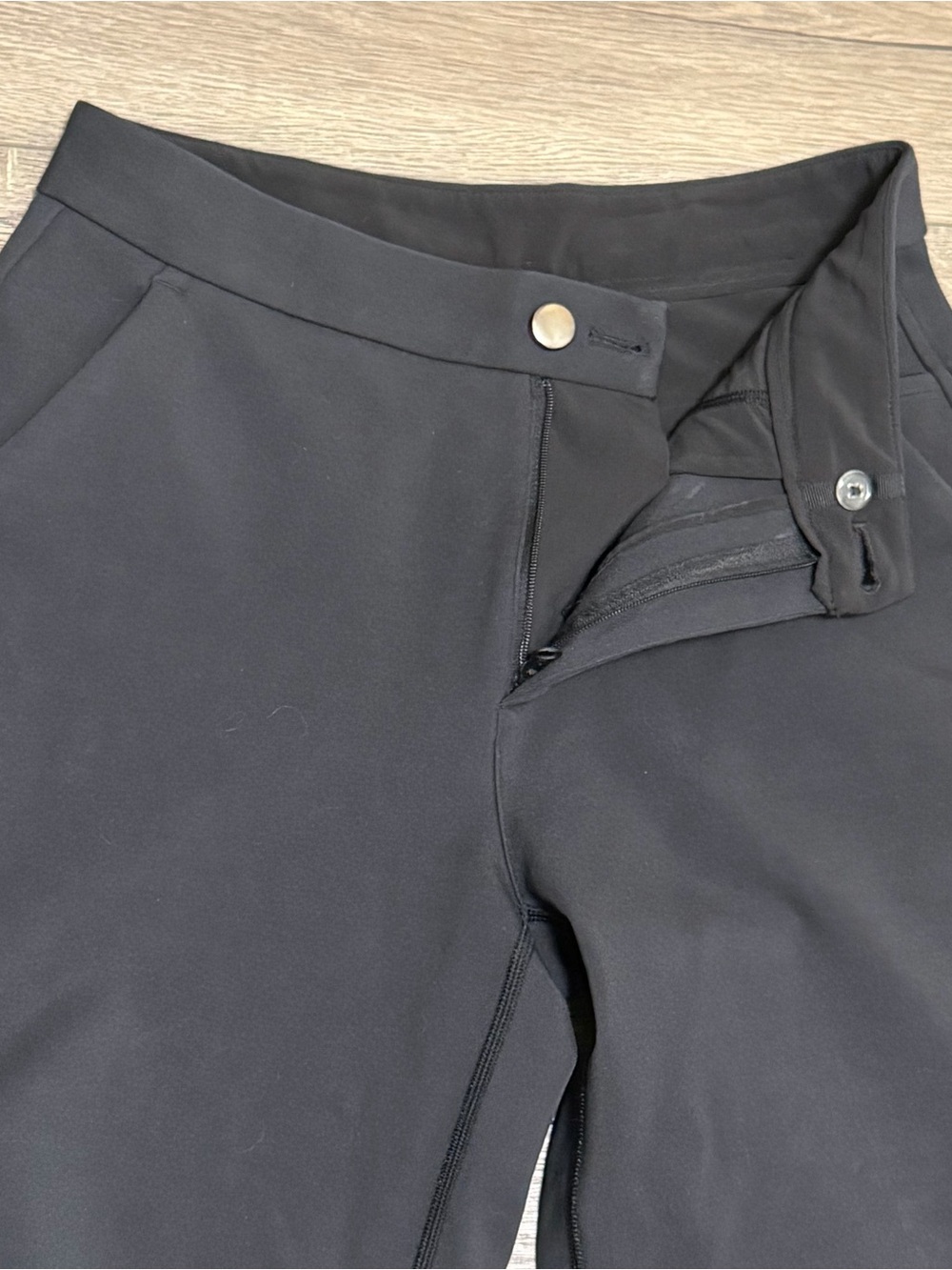 Lululemon Women’s Black Slim Pants City Trek II Stretch Ankle Trousers Sz 4 - Picture 7 of 9